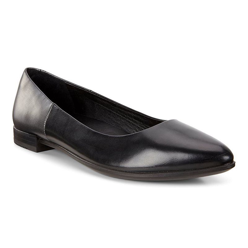 Bailarinas Ecco Shape Pointy Para Mujer,Negras,976045-ONH